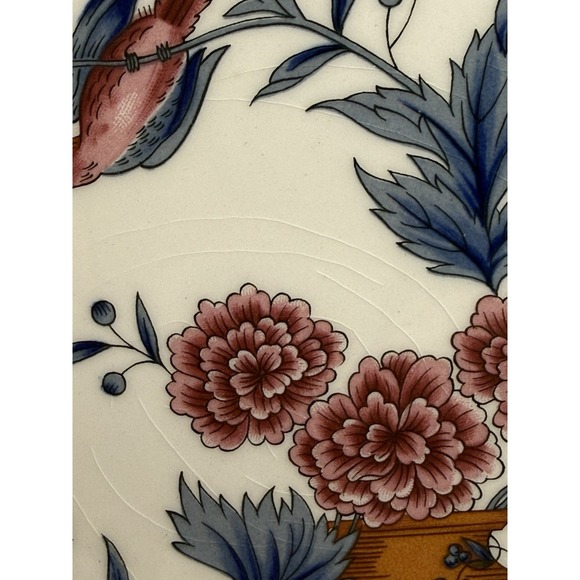 Wedgwood Williamsburg Potpourri NK510 Rim Soup Bowl 8.5" Floral England VTG - Picture 2 of 5